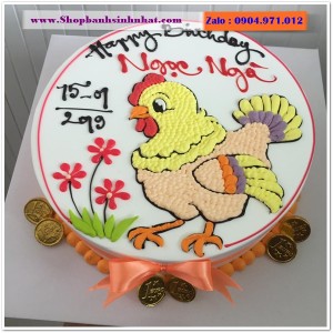 Bánh Sinh Nhật Con Gà Tuổi Dậu - V39